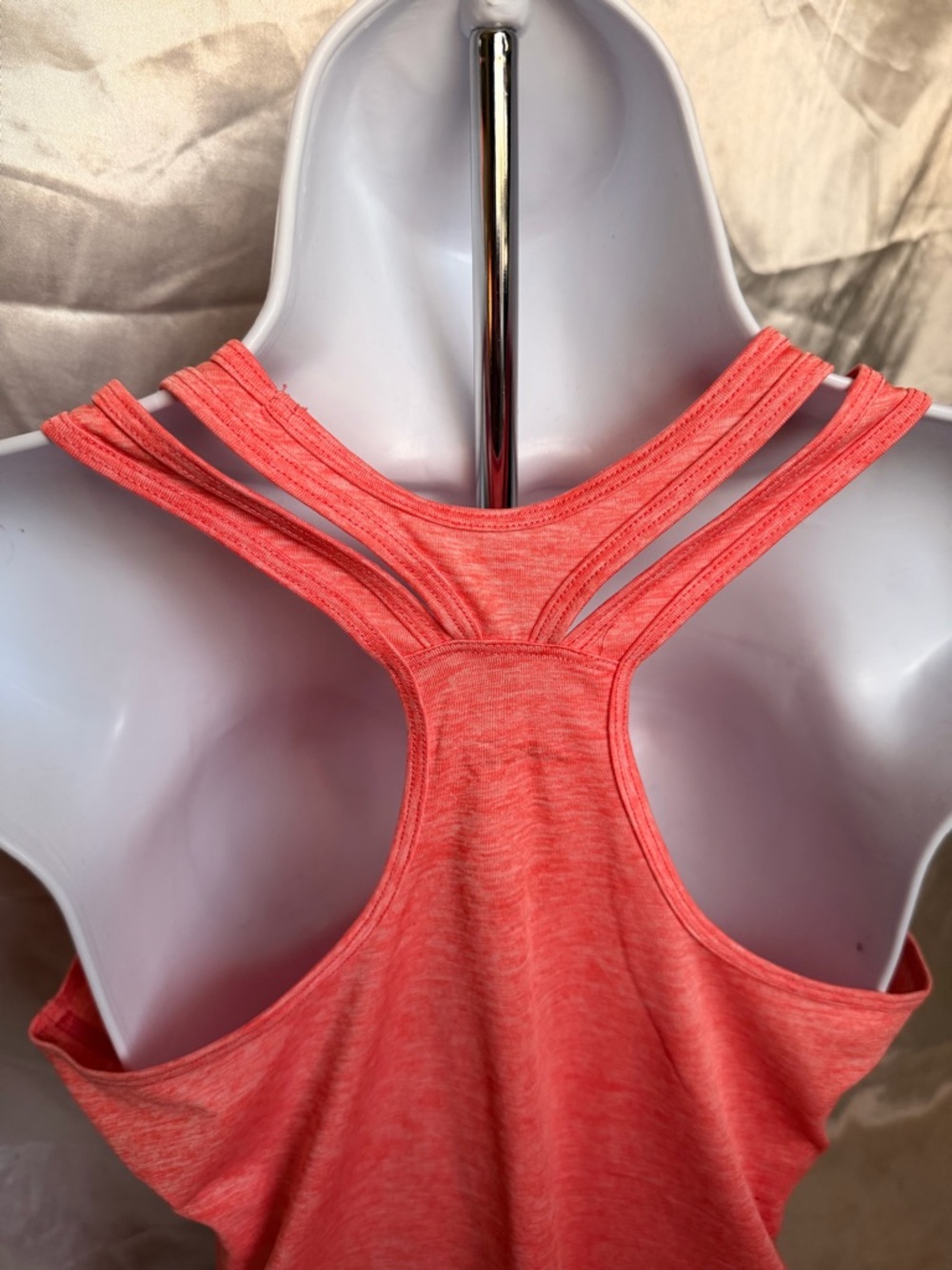 Coral Double-Strap Racerback Tank Top - Picture 5 of 5